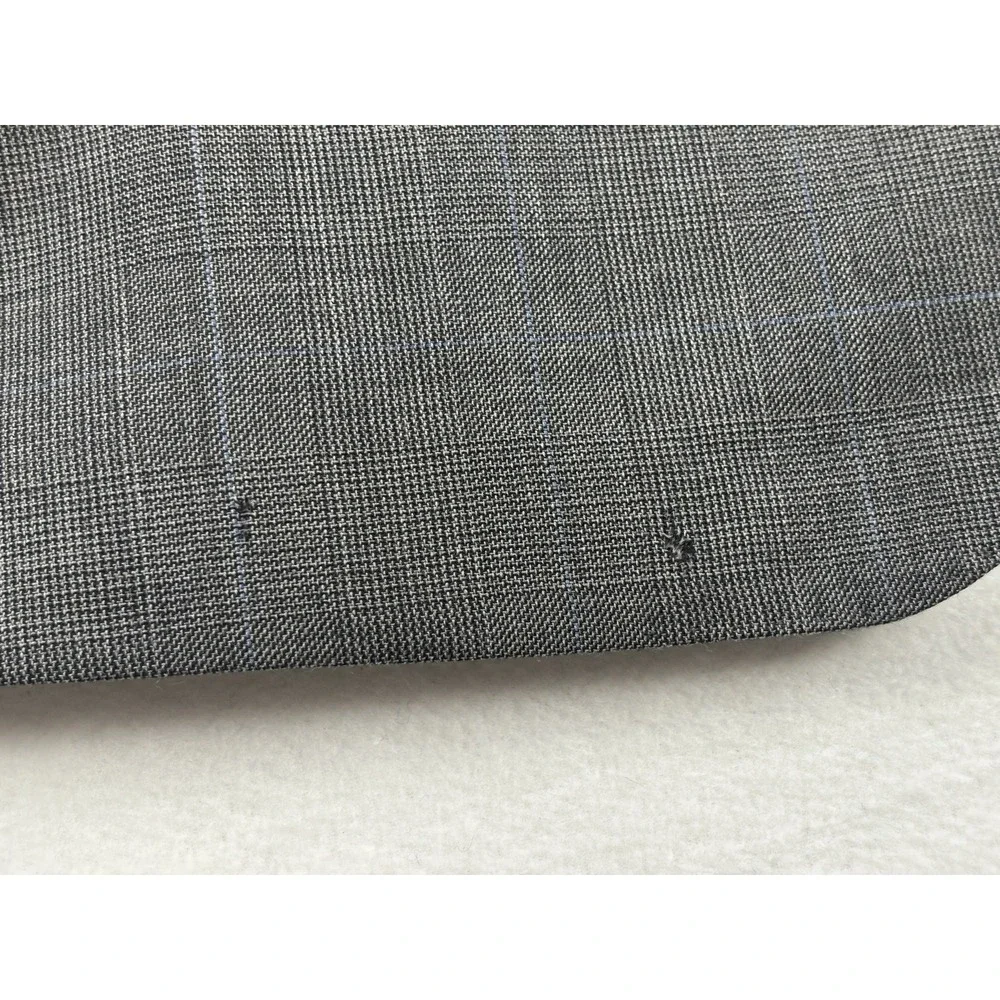Lauren Ralph Lauren Slim Fit Gray‎ Windowpane Wool Sport Coat Blazer 38S